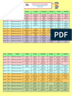 Class 3 Online TimeTable 2021-22