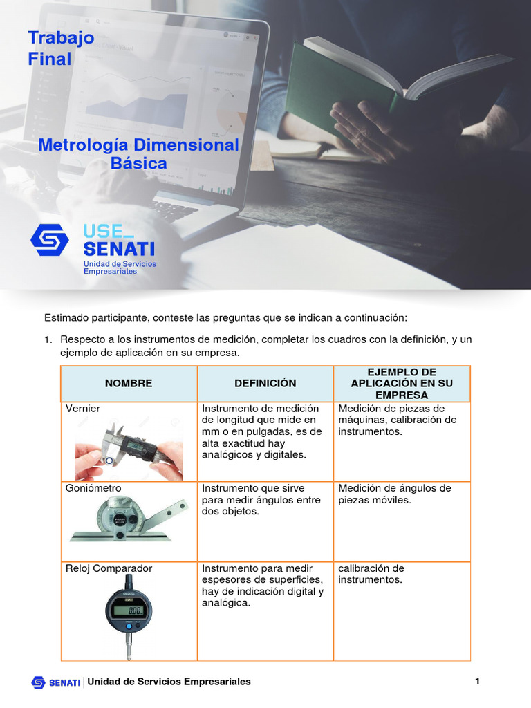 Metrología Dimensional: Instrumentos y Tolerancias | PDF | Metrología ...