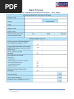 Higher Nationals: Internal Verification of Assessment Decisions - BTEC (RQF)