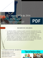 Exposición de Conpes 3874 Del 2016