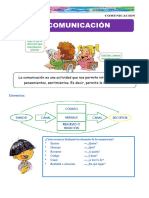 Diesiocho Semana Comunicacion 3,4,6 Primaria