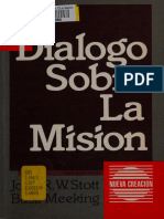 Dialogo Sobre La Mision - John Stott