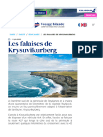 Les Falaises de Krysuvikurberg