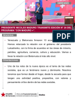 Líneas Del Presidente Nicolás Maduro 04DIC2023