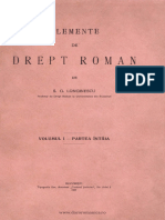 Elemente de Drept Roman Vol. I (S. G. Longinescu) (Z-Library)