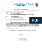 Informe #002 Devolucion Del Recibo de JASS