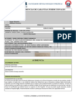 Formato 1 - Informe de Audiencia - Garantia Jurisdiccional - Simulación de Audiencias