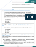 SIMULADO SEMANAL - PCSC - 1.42 Psicometria ConstruÃ Ã o e Validaã Ã o de Testes Psicolã Gicos-1701451769925