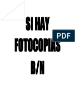 Letrero - Fotocopias