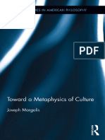 (Routledge Studies in American Philosophy) Joseph Margolis - Toward A Metaphysics of Culture (2016, Routledge) - Libgen - Li