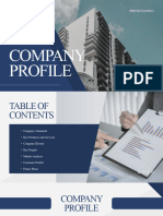 Blue Modern Company Profile Presentation