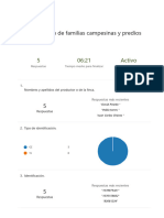 Caracterización de Familias Campesinas y Predios Rurales