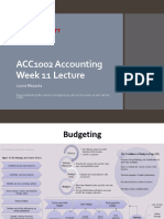 Week 11 - Budgeting and Variance Analysis-1