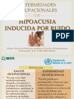 Enfermedades Ocupacionales - Hipoacusia Inducida Por Ruido - Hir