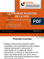 La Piramide Invertida en La Web