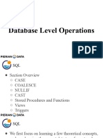 09-DataBase Level Operations
