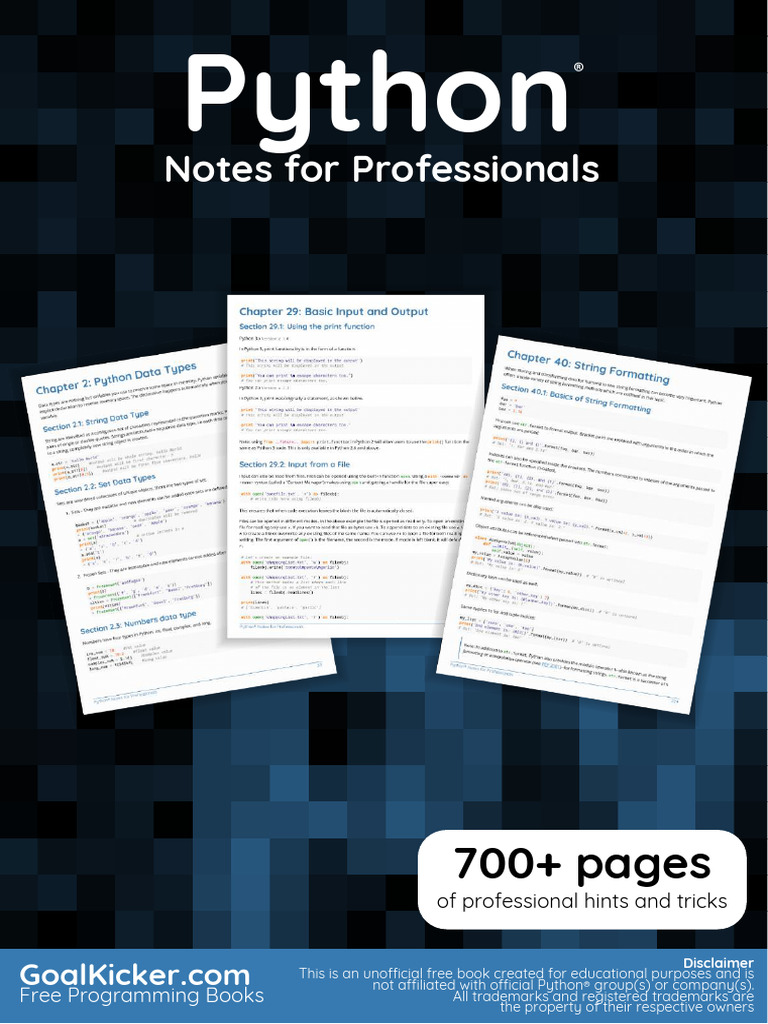 Python Notes For Professionals 1676005453 PDF Anonymous Function
