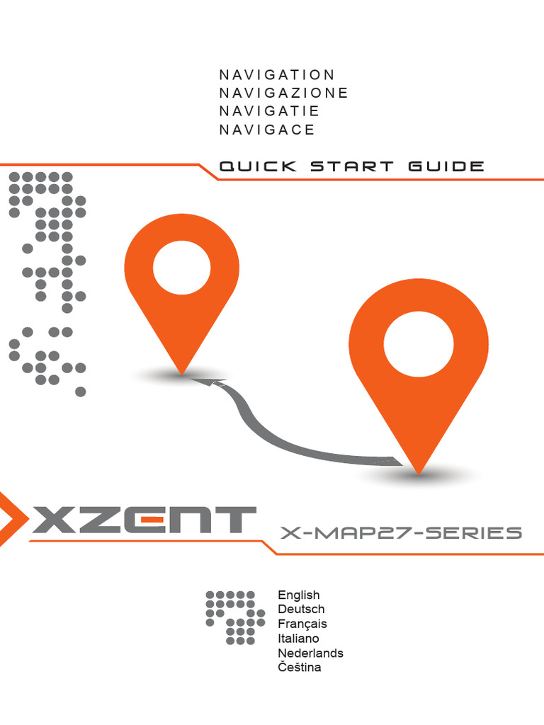 X-Map27 Nav QSG Revb | PDF | Menu (Computing) | Computer Keyboard