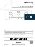 MARANTZ SR5009 Service Manual
