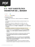 Laminas del Test de Bender Visomotor | PDF