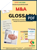 M&A Glossary