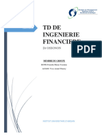 TD de Ingenierie Financiere