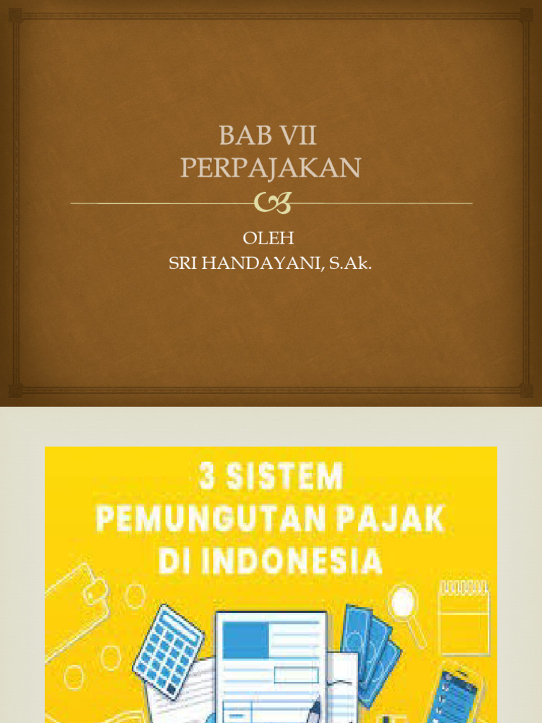 Sistem Perpajakan di Indonesia | PDF