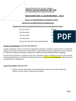 Proyecto de Aniversario 2022 para Nuestra Casa