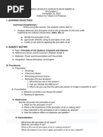 COT 2 Lesson Plan Arts 2023-2024