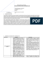 Planificacion Anual de Matematica - 2023