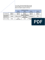 Jadwal Ujian Tengah Semester Ganjil