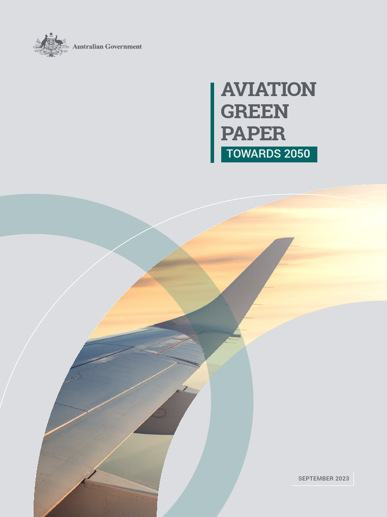Aviation Green Paper 202308 | PDF | Climate Change Mitigation | Airlines