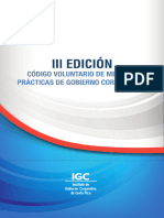 Código Voluntario de Mejores Prácticas de Gobierno Corporativo 3 Ed