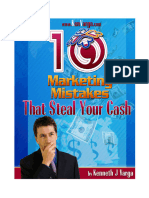 10 Marketing Mistakes