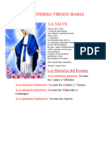 La Santisima Virgen Maria Tarea