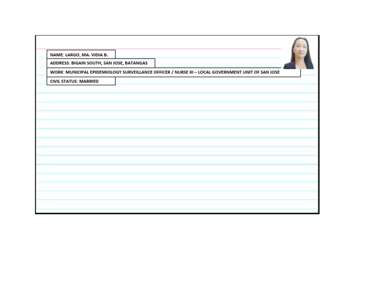 Index Card PDF
