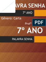 PALAVRA SENHA- 7º A