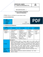 4 Años - Actividad Del Dia 31 de Agosto