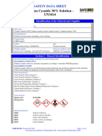 Msds Sodium Cyanide Solution