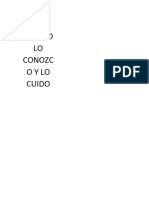 °plan Mi Cuerpo Lo Conozco y Lo Cuido 2022