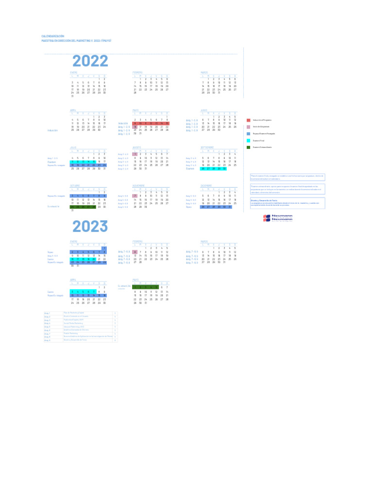 Calendario de Marketing 2022-2023 | PDF
