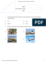 Sumatif PLBJ Perkembangn Transportasi KLS 4 SDN RBS 0 7