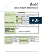 Company Questionnaire-General Project Description