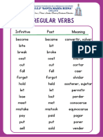 Irregular Verbs - List 2