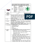 SOP Identifikasi Dan Pemenuhan Pasien Dengan Risiko, Kendala Dan Kebutuhan Khusus