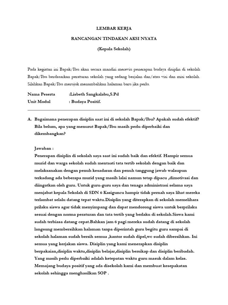 Lk rencana aksi nyata kepala sekolah pdf