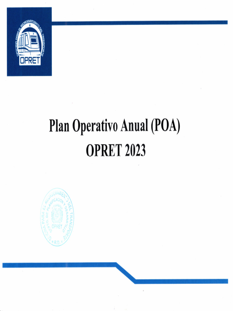 Plan Operativo Anual (POA) 2023 | PDF | Entorno natural | Presupuesto