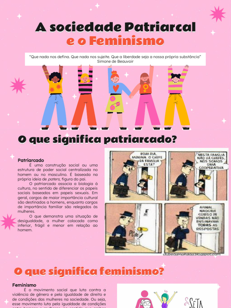 A Sociedade Patriarcal e o Feminismo | PDF