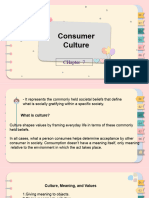 CONSUMER CULTURE Chapter7