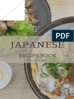 Japanese Recipe Book by Gibran